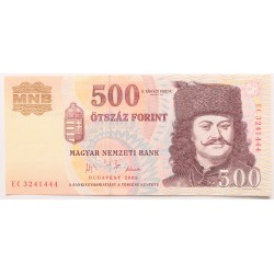 500 forint 50. évforduló 1956 okt.23 2006 EC sorozat