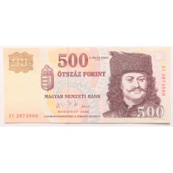 500 forint 50. évforduló 1956 okt.23 2006 EC sorozat