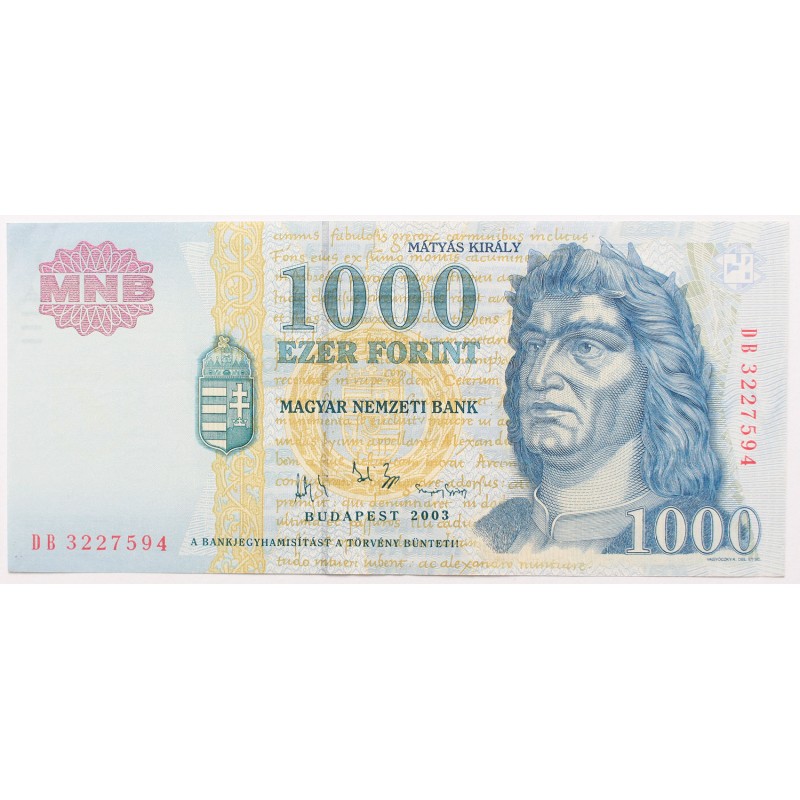 1000 forint 2003 DB sorozat
