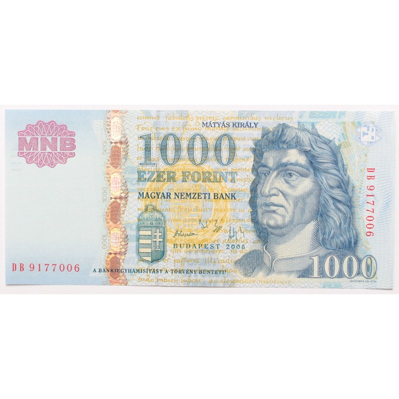 1000 forint 2006 DB sorozat