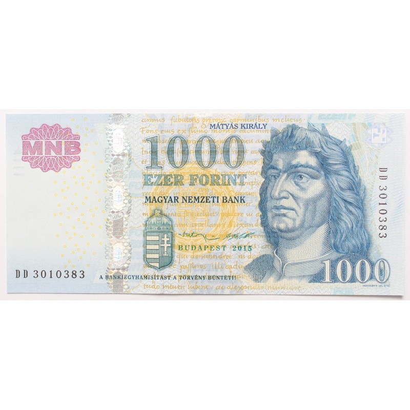1000 forint 2015 DD sorozat