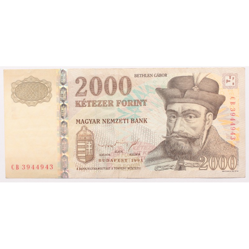 2000 forint 1998 CB sorozat