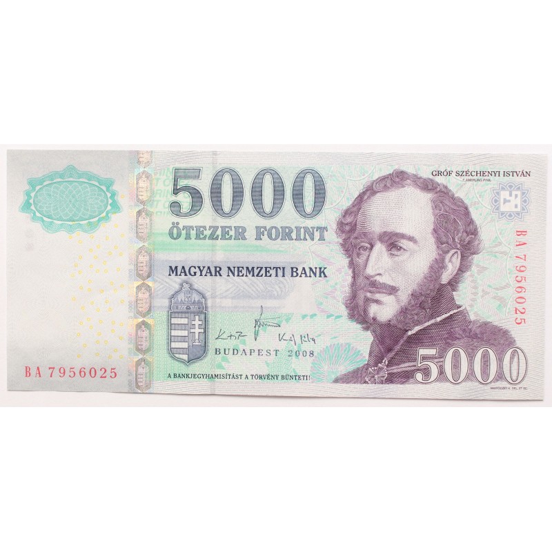 5000 forint 2008 BA sorozat
