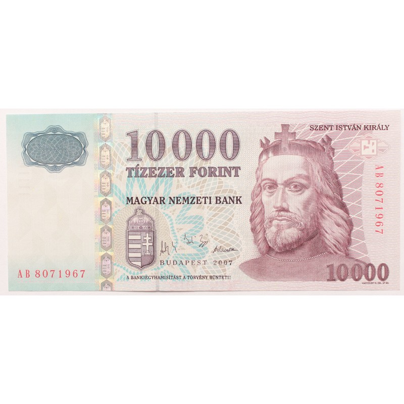 10000 forint 2007 AB sorozat