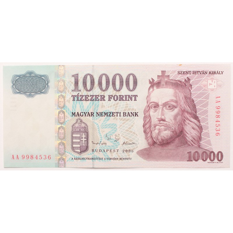 10000 forint 2006 AA sorozat