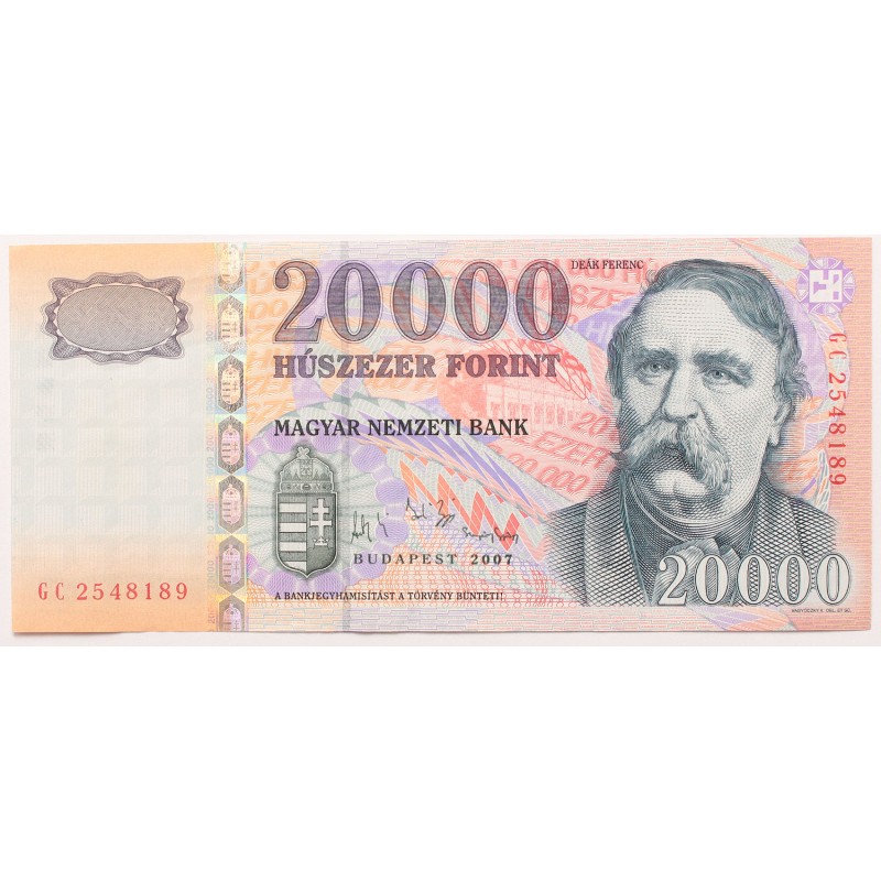 20000 forint 2007 GC sorozat