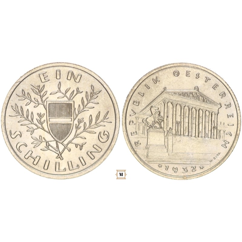 Ausztria 1 schilling 1932 R!