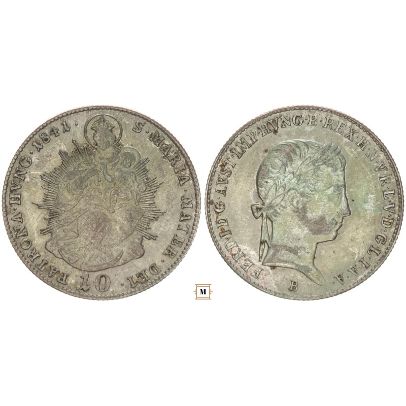 V. Ferdinánd 10 krajcár 1841 B