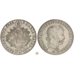 V. Ferdinánd 20 krajcár 1845 B