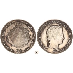 V. Ferdinánd 20 krajcár 1848 B