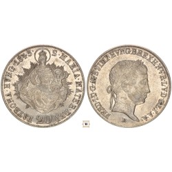 V. Ferdinánd 20 krajcár 1843 B