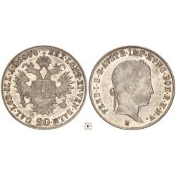 V. Ferdinánd 20 krajcár 1848 E