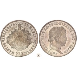 V. Ferdinánd 20 krajcár 1848 KB