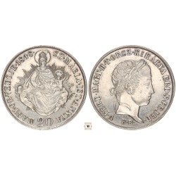 V. Ferdinánd 20 krajcár 1848 KB