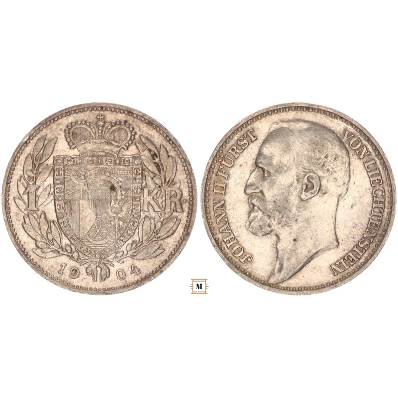 Liechtenstein 1 krone 1904
