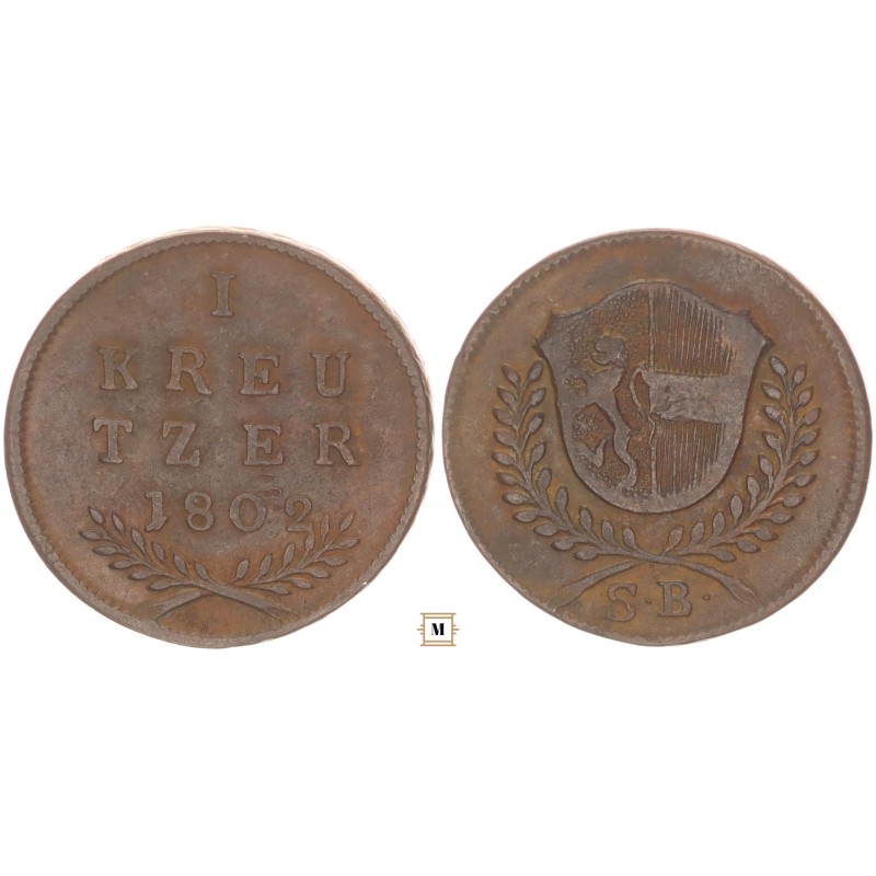Salzburg, Hieronymus Graf Colloredo 1 krajcár 1802