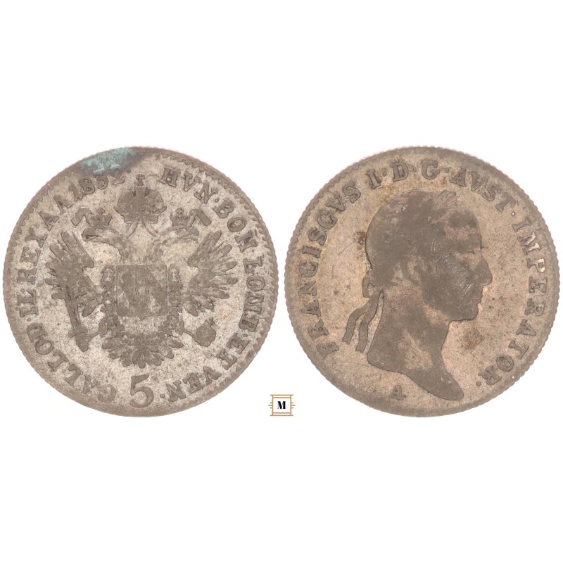 I. Ferenc 5 krajcár 1832 A