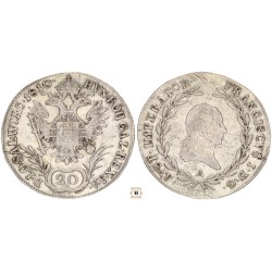 I. Ferenc 20 krajcár 1810 A