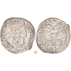 I. Lipót 15 krajcár 1685 Mainz