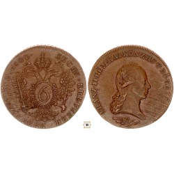 I. Ferenc 6 krajcár 1800 C