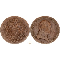 I. Ferenc 3 krajcár 1800 G Nagybánya