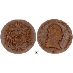 I. Ferenc 3 krajcár 1800 G Nagybánya