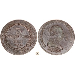 I. Ferenc 3 krajcár 1812 O - Oravicabánya