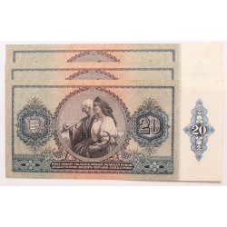 20 pengő 1941 3db közeli sorszám