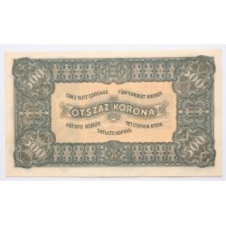 500 korona 1923 Pénzjegynyomda
