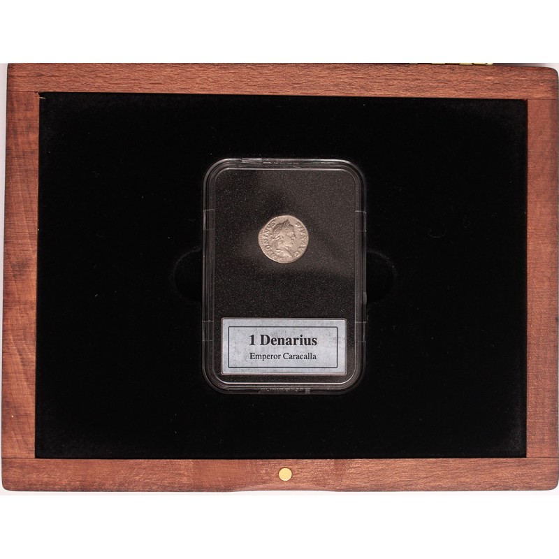 Caracalla denár díszdobozban