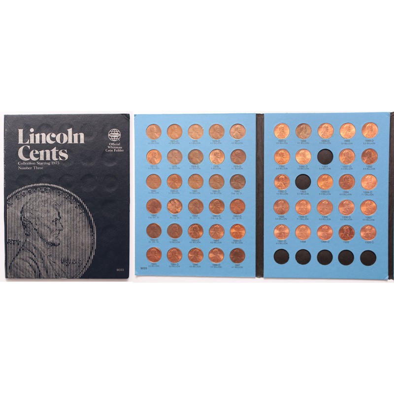 USA Lincoln Cents gyűjtemény tartóban