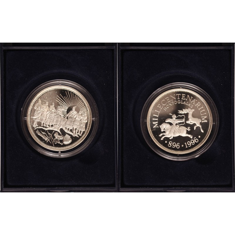 Millecentenárium ezüst emlékérem 1996