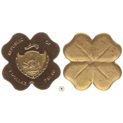 Palau 1 dollár 2007 Négylevelű Lóhere