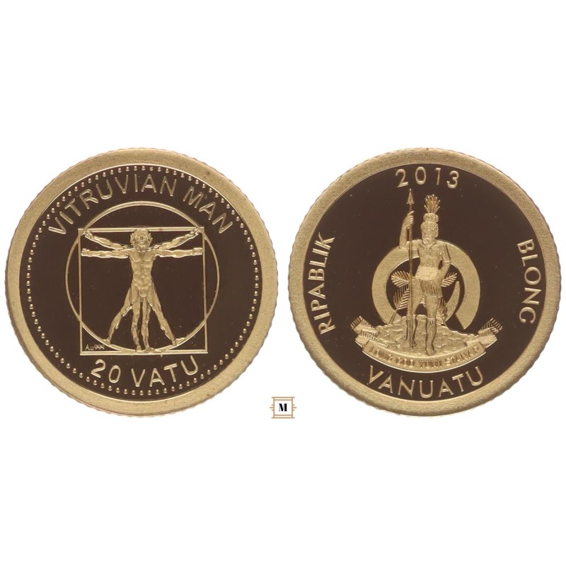 Vanuatu 20 vatu 2013 Leonardo da Vinci
