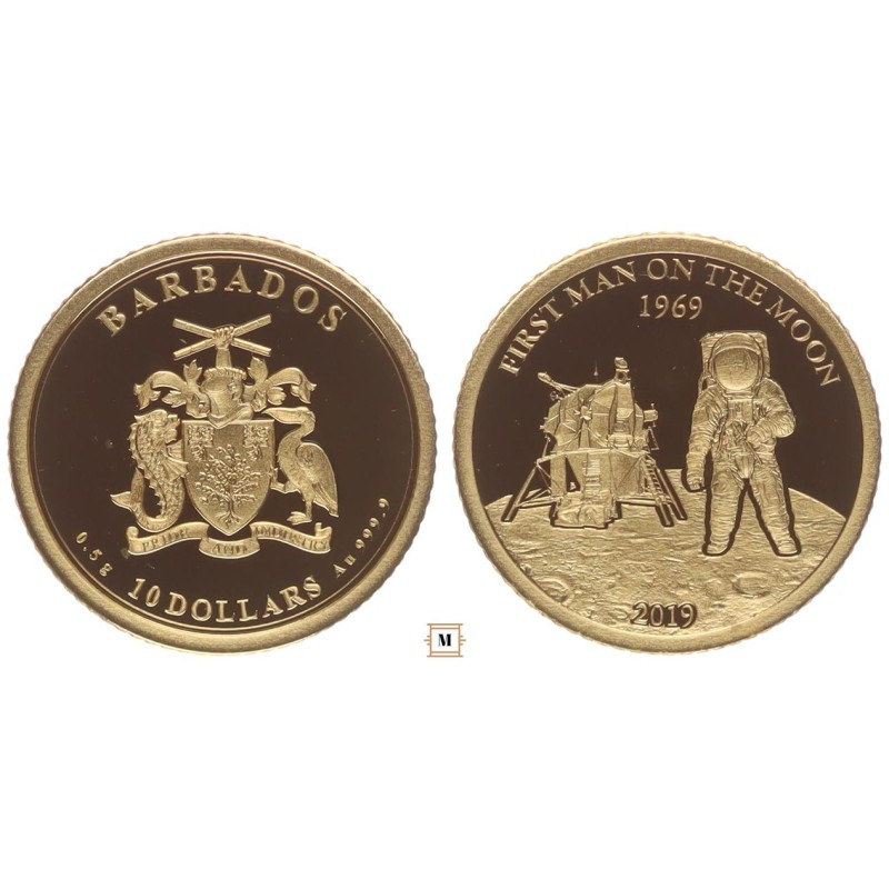 Barbados 10 dollár 2014 Holdraszállás