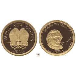 Pápua Új-Guinea 5 kina 2013 Albert Einstein