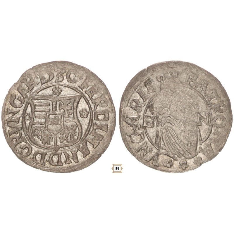 I. Ferdinánd denár 1530 H-N RRR!