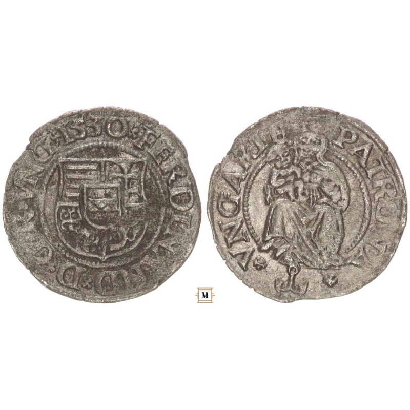I. Ferdinánd denár 1530 horgony ÉH745g RR!