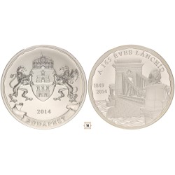 165 éves a Lánchíd 2014 emlékérem