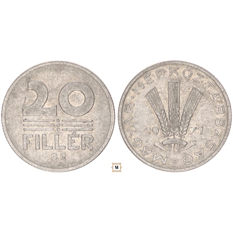 20 fillér 1971 BP Akasztófás