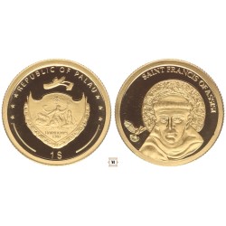 Palau 1 dollár Assisi Szent Ferenc