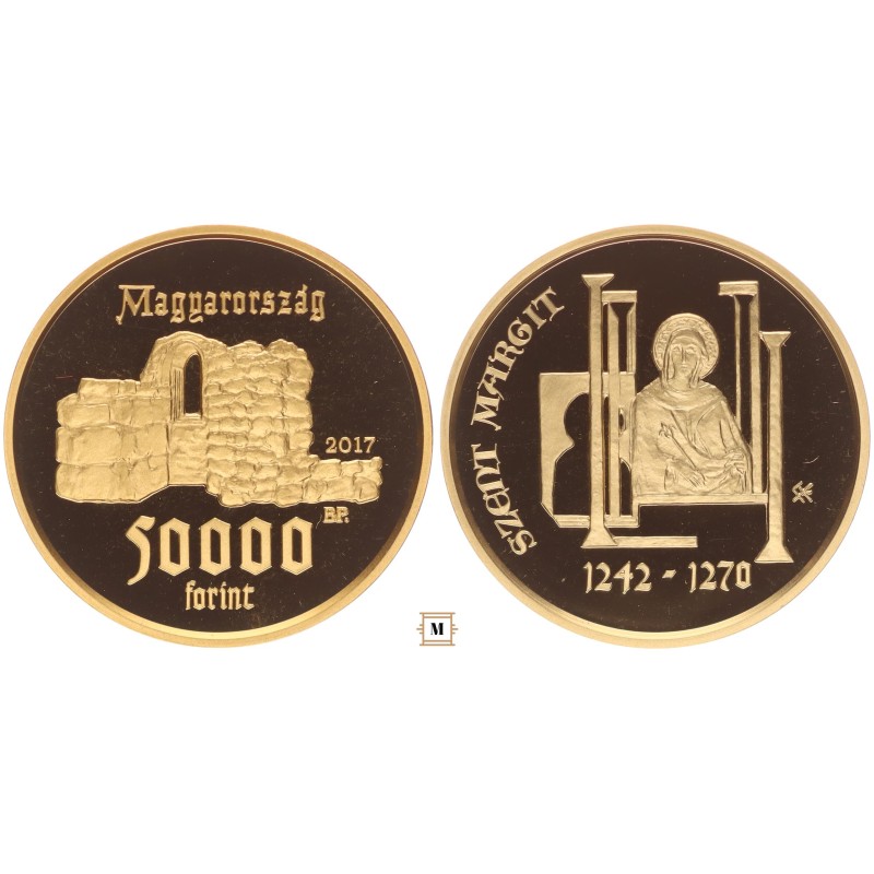 50 000 forint Árpád-házi Szent Margit 2017 BP