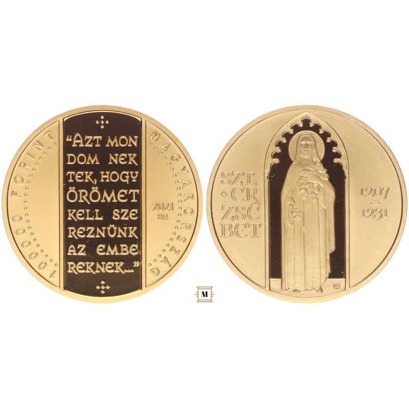 100 000 forint Szent Erzsébet 2021 BP