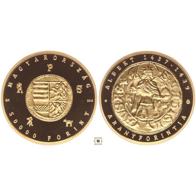50 000 forint Albert aranyforintja 2018 BP