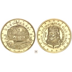 Szent István - Koronázási ékszerek aranyérem