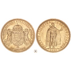 Ferenc József 20 korona 1901 KB