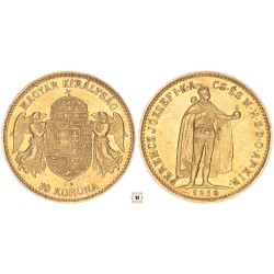 Ferenc József 10 korona 1910 KB