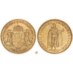 Ferenc József 20 korona 1904 KB