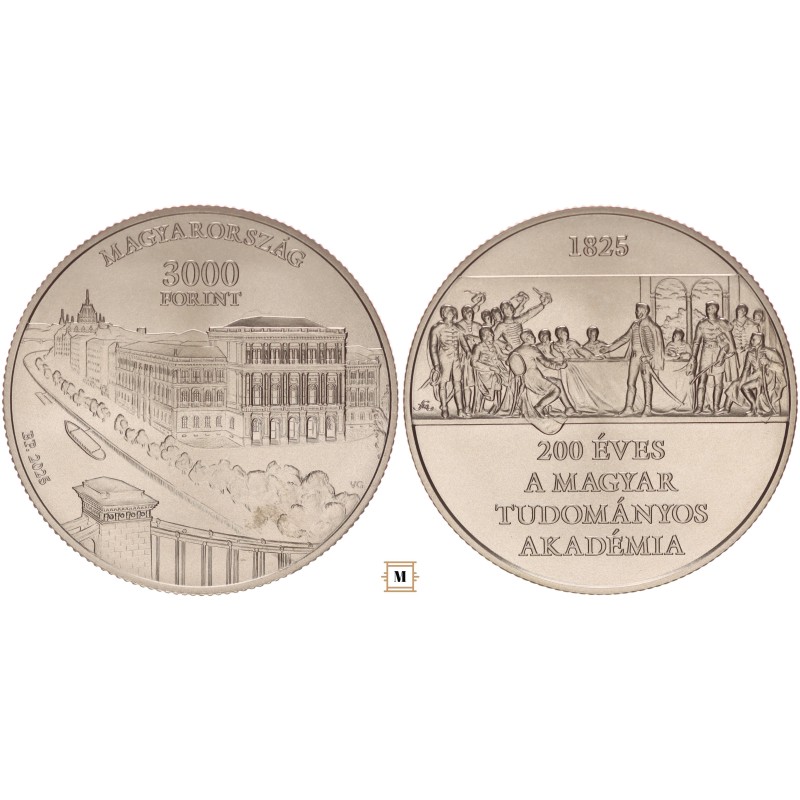 3000 forint 200 éves az MTA 2025 BP