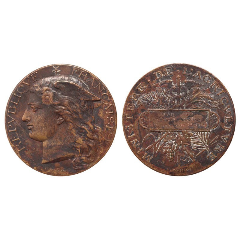 Franciaország Mezőgazdaság Minisztérium díja 1886